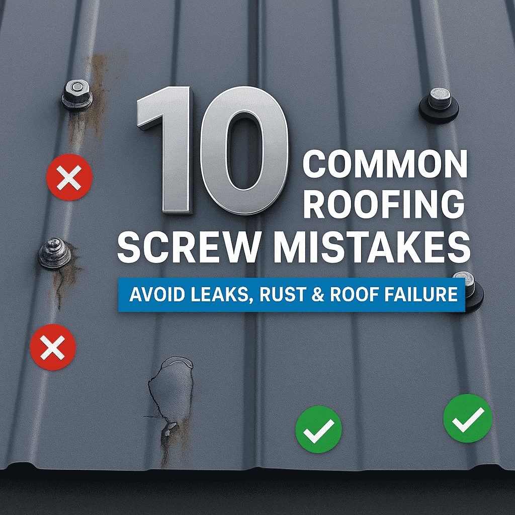 10 Common Roofing Screw Mistakes That Can Ruin Your Project (And How to Avoid Them)