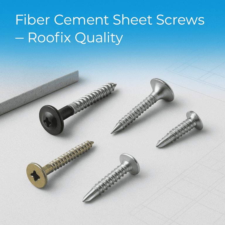 Everything You Should Know About Fiber Cement Sheet Screws