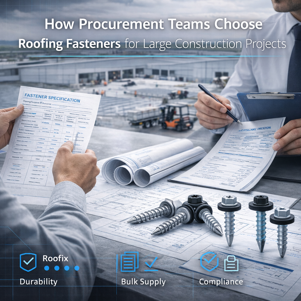 How Procurement Teams Choose Roofing Fasteners for Large Construction Projects