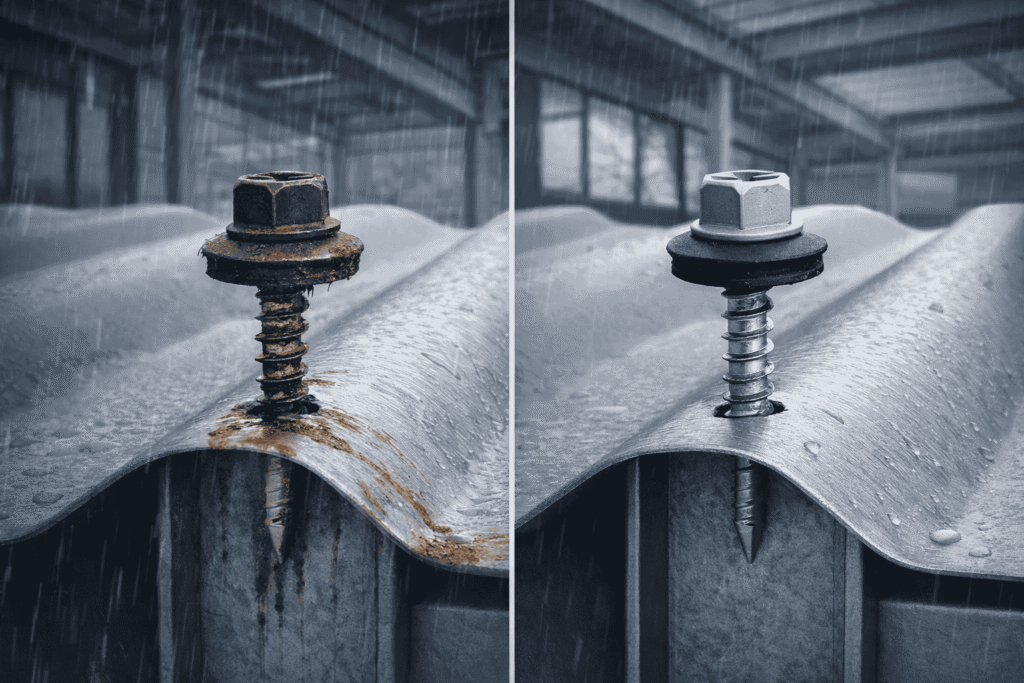 Why Most Roofing Failures Start at the Fastener Level