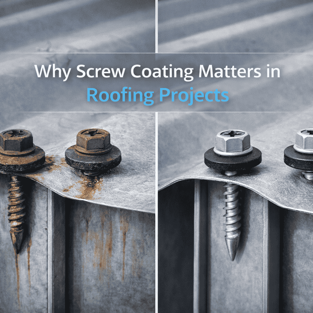 Why Screw Coating matters in Roofing