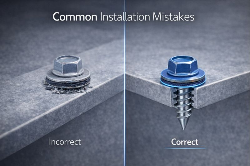 Common Installation Mistakes of Self Tapping Screws