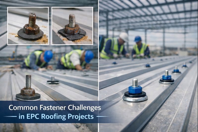 Common Fastener Challenges in EPC Roofing Projects