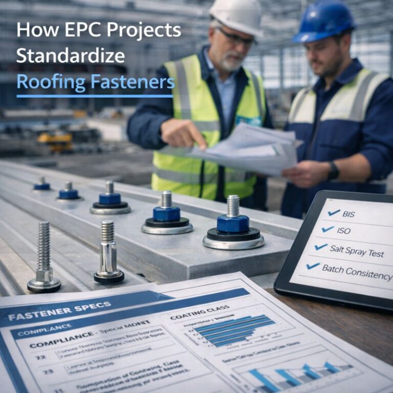 How EPC Projects Standardize Roofing Fasteners for Large Industrial Developments