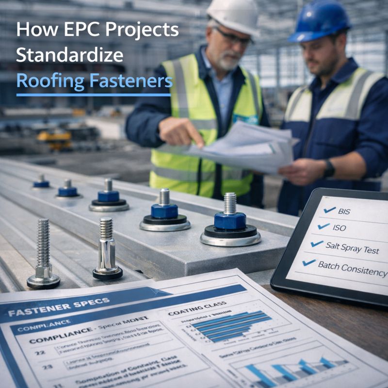 EPC teams standardizing roofing fasteners for large industrial projects