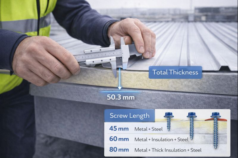 Selecting the right screw length
