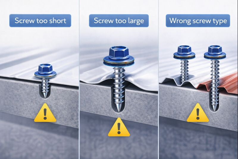 Common Mistakes While Choosing Screw Size