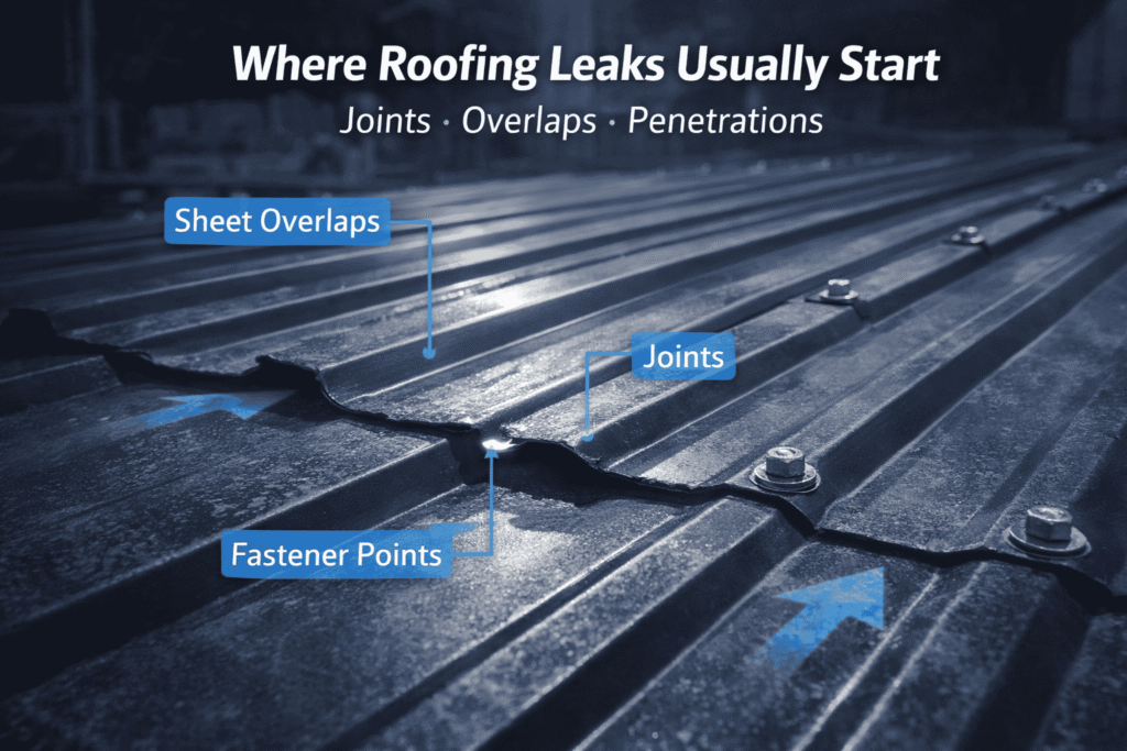 Where Roofing Leaks starts