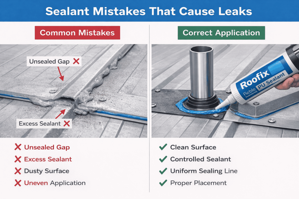 Common Mistakes When Using Sealants