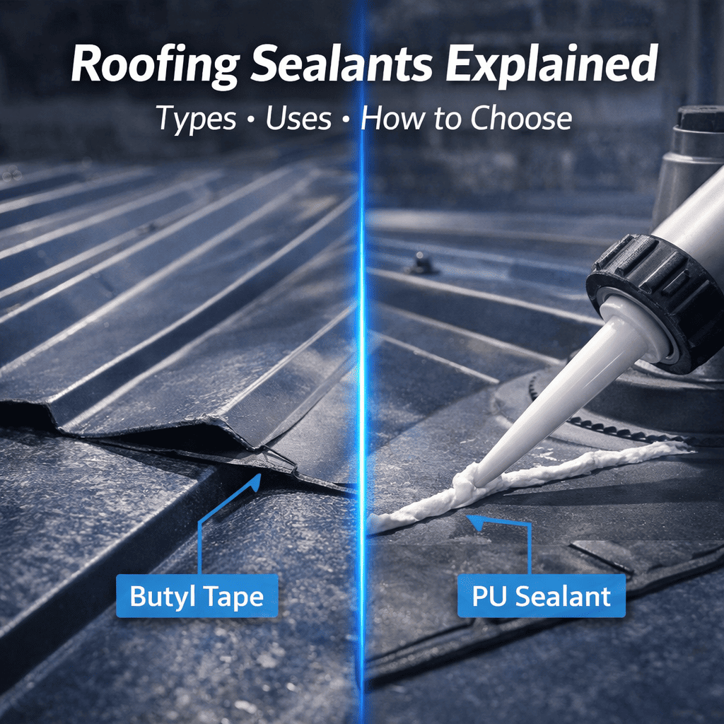 Roofing Sealants Explained: Types, Uses & How to Choose the Right One