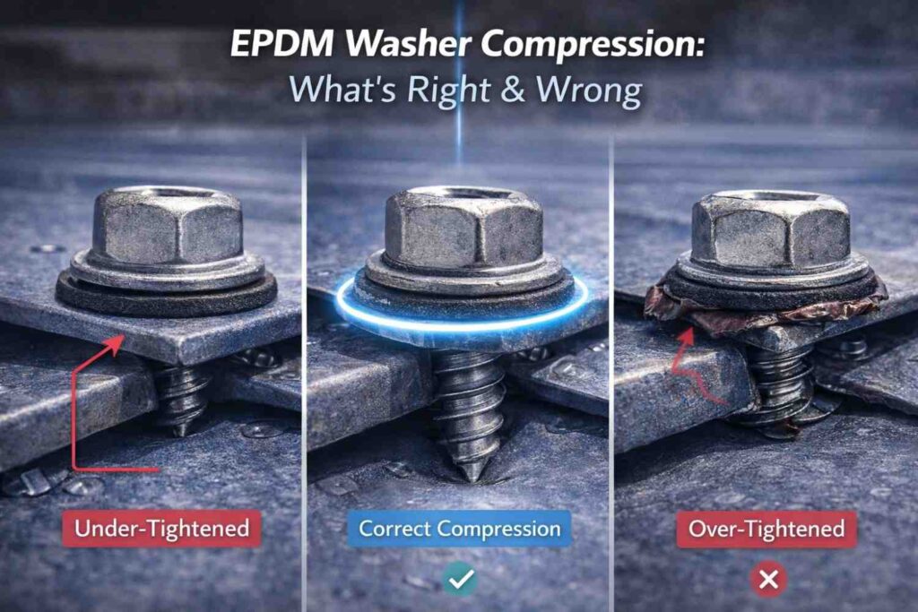EPDM Washer Compression: What’s Right & Wrong