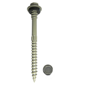 Self-drilling wood screws for roofing